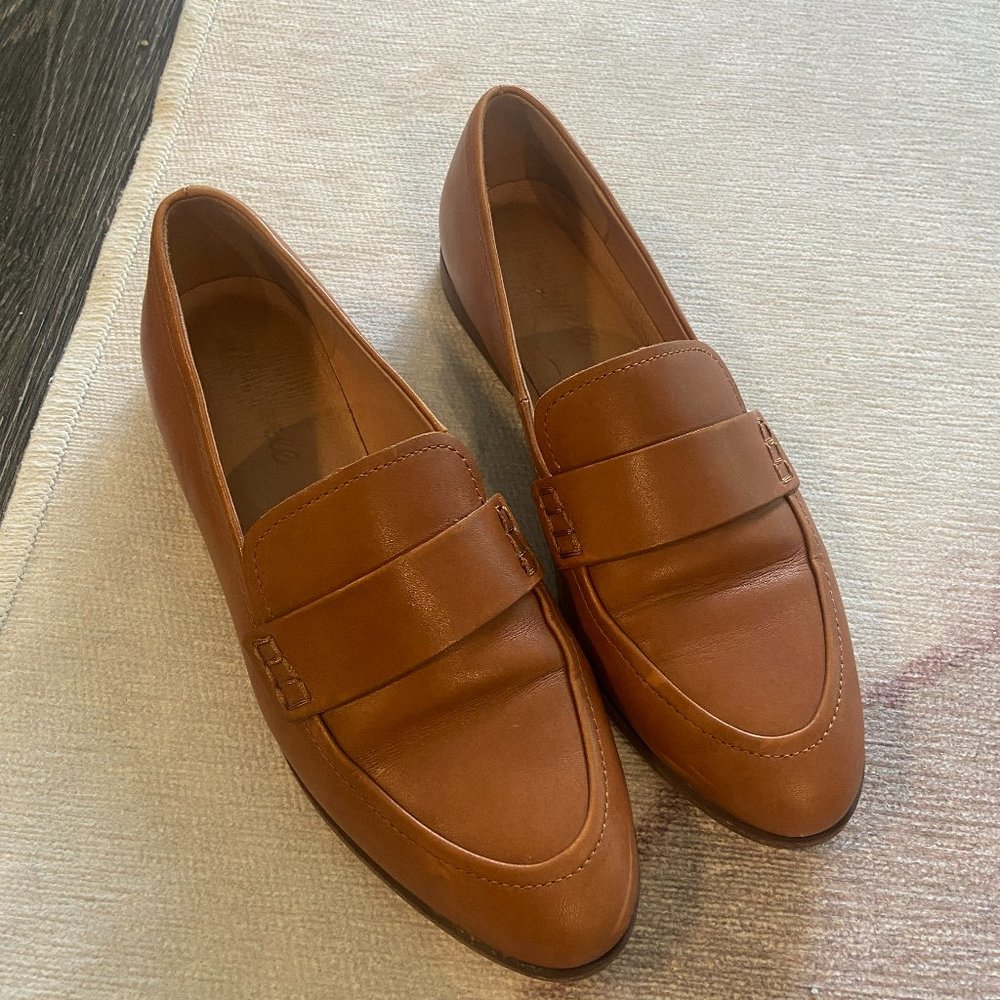 Madewell The Lacey Loafer Women's 7 - Tan Leather - Timber Beam Brown